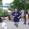 City Councilor Rob Consalvo gets down