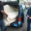 Buying furniture - we visited thrift stores all over Chicago